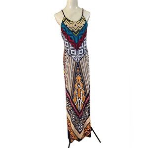 Tribal Print Sievergate Halter Sundress Size M